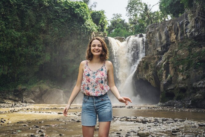 Bali ATV Quad Adventure Ubud Monkey Forest and Waterfall - Tegenungan Waterfall is a short but scenic pause