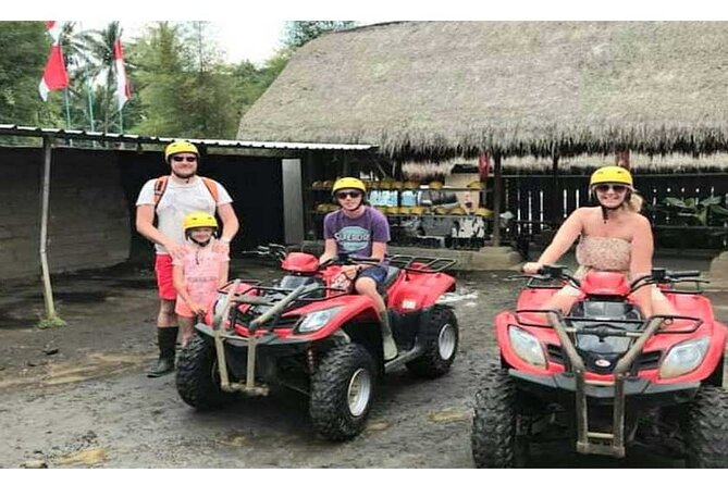 Bali ATV Quad Bike and River Rafting with private transfer - The ATV route: mud, hills, caves, and a waterfall