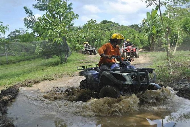 Bali ATV Quad Bike and River Rafting with private transfer - Walking into the Ayung River valley