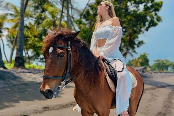 Bali Horse Riding Trot & Canter Saba Beach with Local Temple - Transport, meeting point, and planning tips