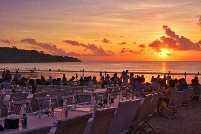 Bali Romantic Seafood Dinner under sunset jimbaran Beach - Jimbaran Beach at sunset