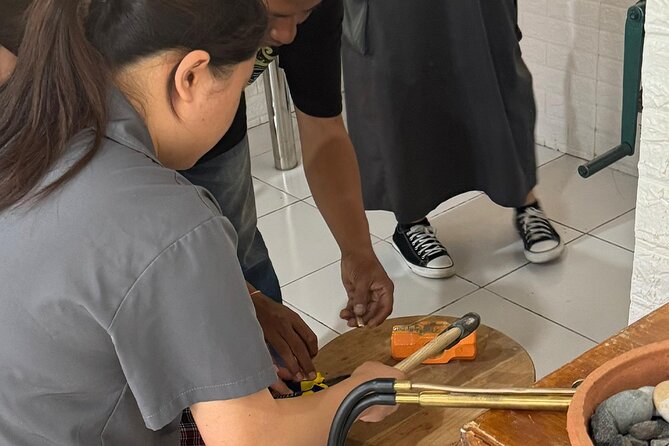 Bali: Silver Jewelry Making Class in Seminyak and Legian - The silver work: melt, roll, and shape