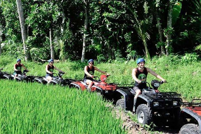 Best of Ubud Adventure: Ayung Rafting - ATV - Quad Bike with Private Transport - Riding a 250 cc ATV near Singapadu