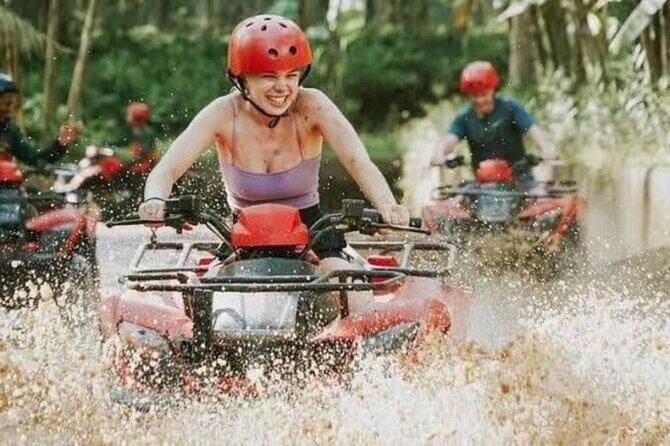 Excellence Bali ATV (Quad Bike) , White Water Rafting with Swing. - Mud, rivers, and rice fields on the ATV route