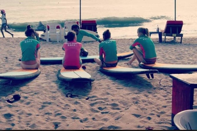 Group surf lesson by Malu Surf Bali - The first 45-minute surf session