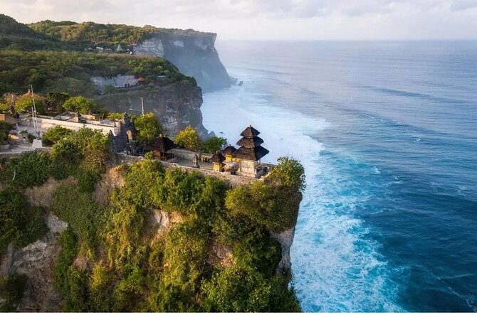Kecak Fire Dance and Uluwatu Temple with Private Car Service - The Kecak Fire Dance in its circular theater