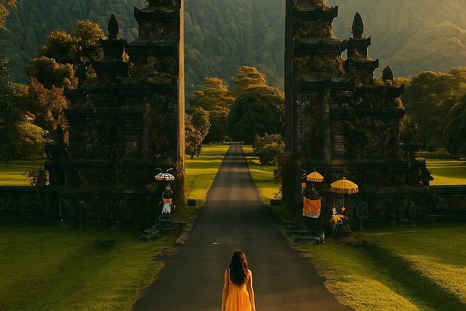 North Bali Hidden Gems Tour Ulun Danu Temple Twin Lakes Waterfall - Ulun Danu Temple and the quiet waters of Lake Beratan