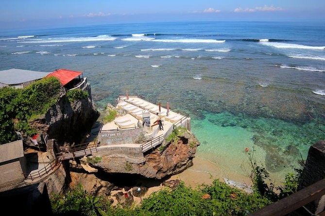 Padang-padang Beach and Kecak Firedance at Uluwatu Temple - Padang-Padang Beach and its steep approach