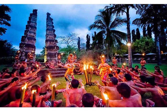 Pandawa Beach,Uluwatu Temple-Kecak-Dance&Dinner at Jimbaran Beach - The Kecak and fire dance: the evening centerpiece