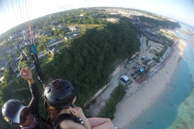 Paragliding Bali Nusa Dua cliff with Free Photo/Videos - What the $99 experience actually gives you