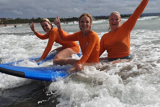 Private Beginner 1 on 1 Surf Lesson at Kuta Beach - In the water: easy waves and a private pace