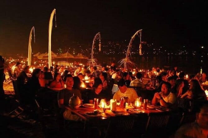 Romantic Seafood Dinner at Jimbaran Beach Bali include Sunset - What You Eat in Package A