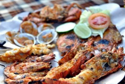 Romantic Seafood Dinner at Jimbaran Beach Bali include Sunset
