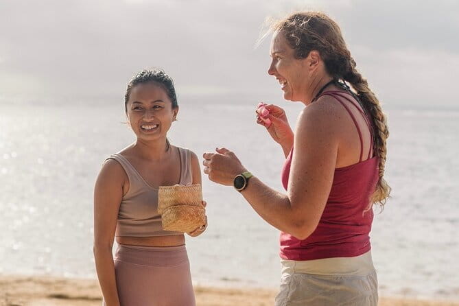 Sunrise Yoga and Meditation Practice On Sanur Beach - Yoga on Soft Sand as Sanur Wakes Up