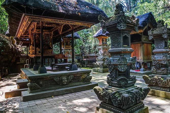 Ubud Sacred Monkey Forest & Art Village Tour - Inside Sacred Monkey Forest’s Temple Grounds