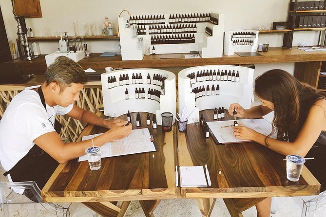 Your Fragrance Selection: Bali Perfume Workshop and Creations - Choosing flowers, citruses, woods, and spices